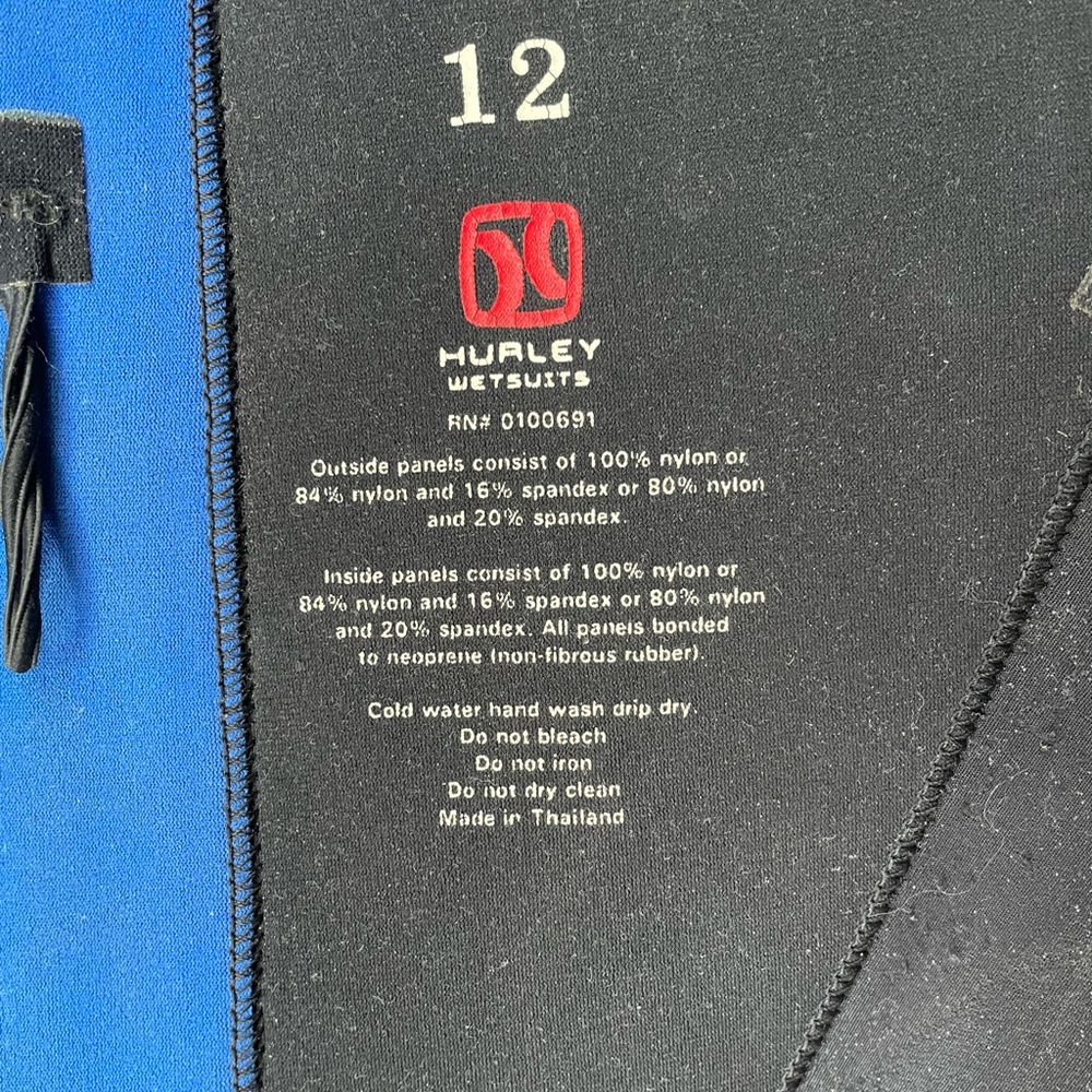 Hurley wetsuit